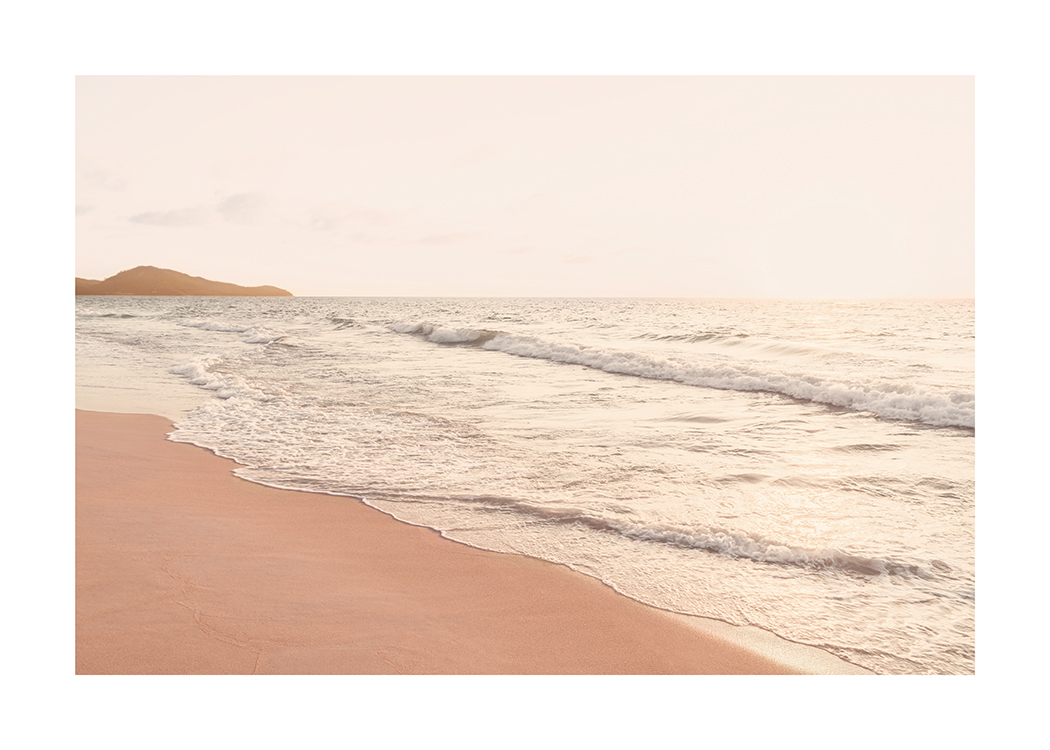  – An image of a beautiful beach at sunset