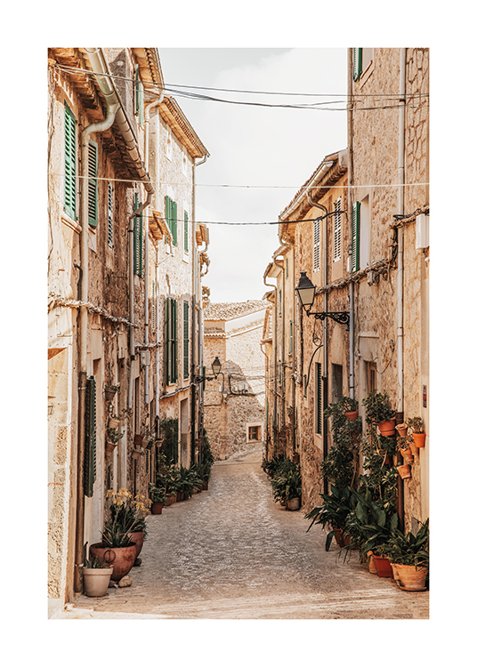  – A charming alleyway in a town in Mallorca