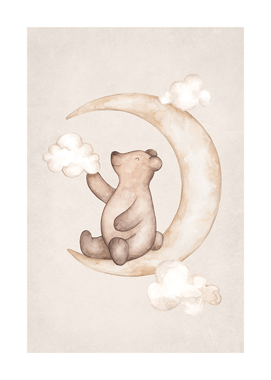 Dreaming Bear Poster