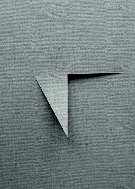  - Simple and stylish graphic poster in grey