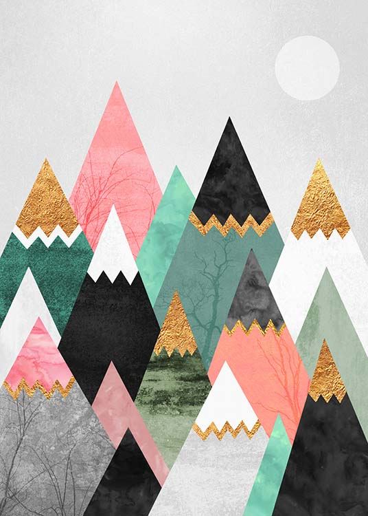 Pretty Mountains Poster / Art prints at Desenio AB (2379)