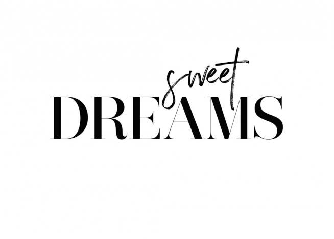 Dreams Poster / Text posters at Desenio AB (2472)