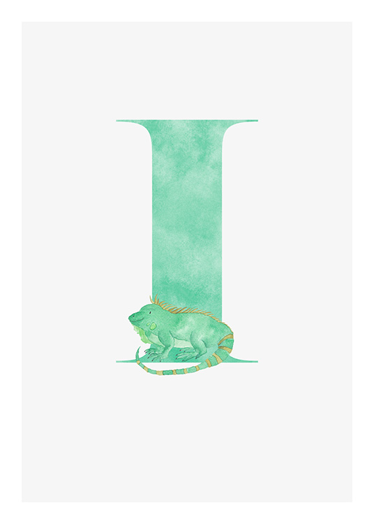 Alphabet I Poster