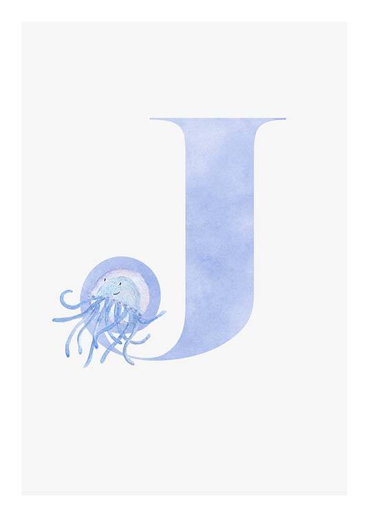 Alphabet J Poster