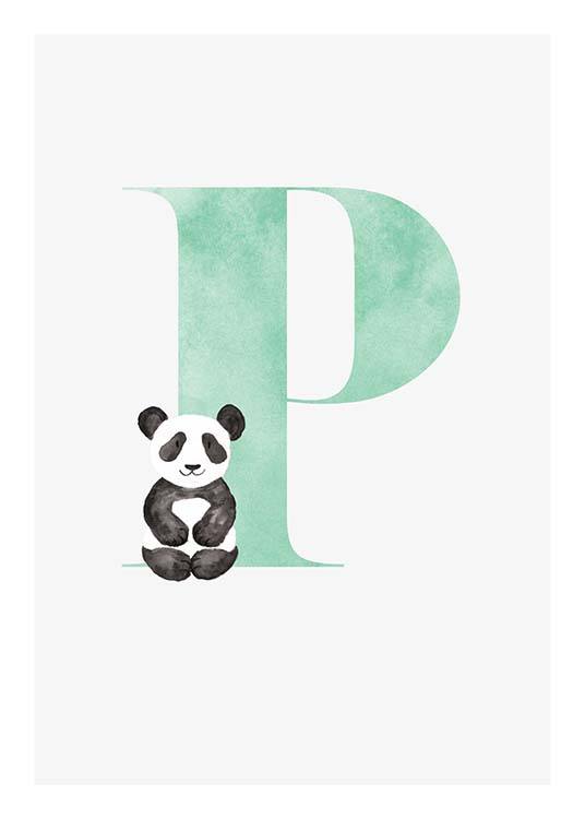 Alphabet P Poster