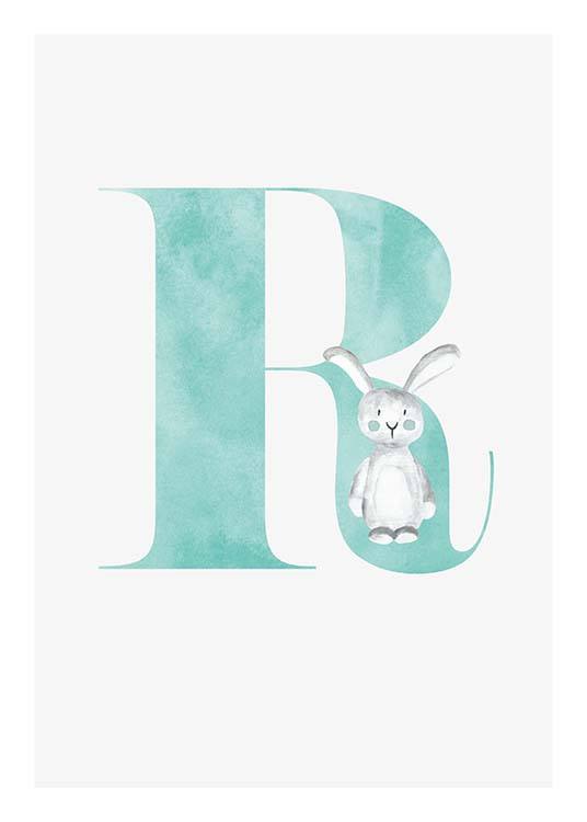Alphabet R Poster