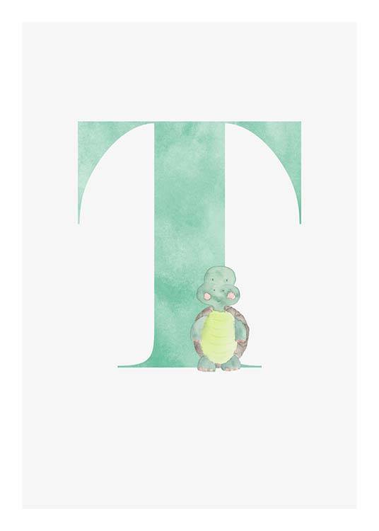 Alphabet T Poster
