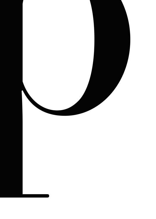 Letter P Poster
