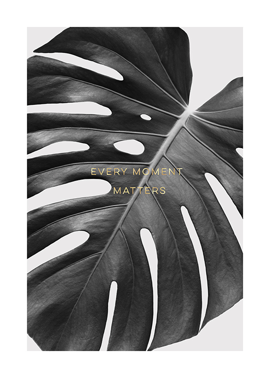 Every Moment Matters Poster / Botanical at Desenio AB (2783)