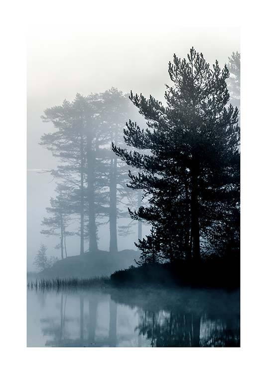 Forest By The Lake Poster / Nature prints at Desenio AB (2861)