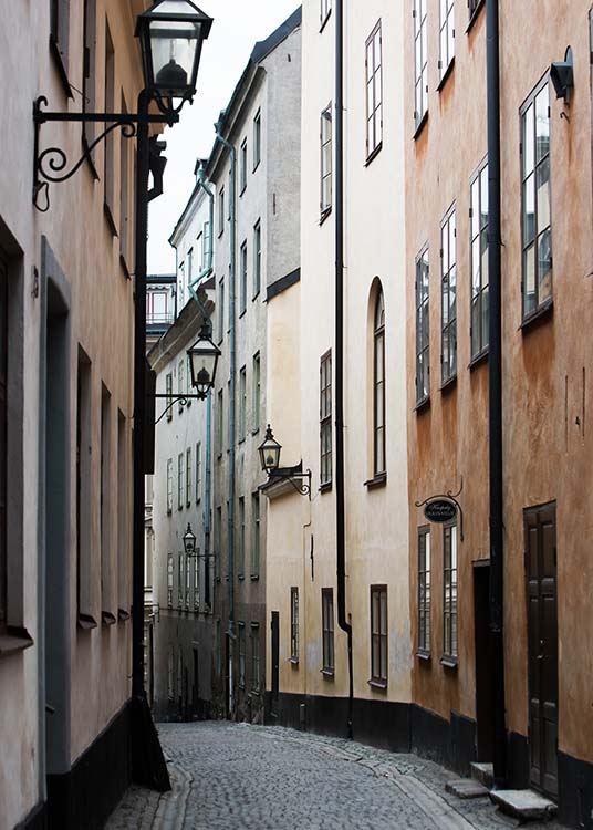 Stockholm Old Town No1 Poster / Architecture at Desenio AB (2879)