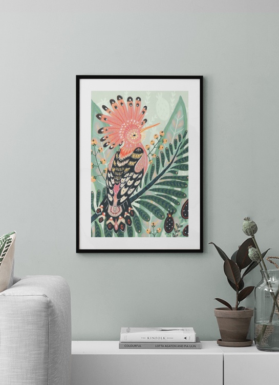 The Hoopoe Poster