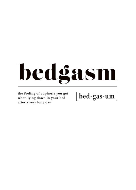 Bedgasm Poster