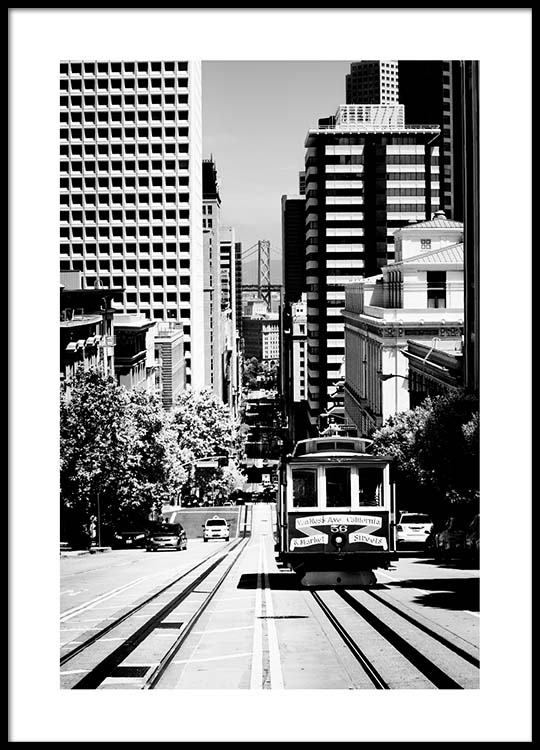 Steep Street San Francisco Poster