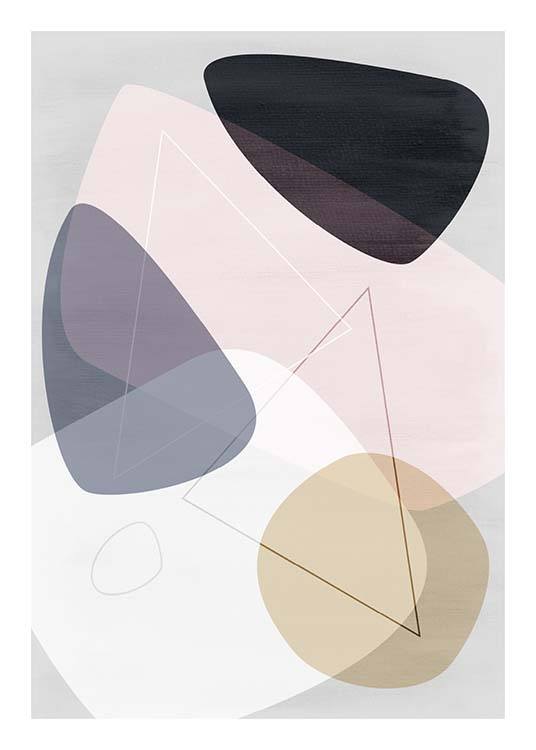 Graphic Pastels 3 Poster / Art prints at Desenio AB (3451)