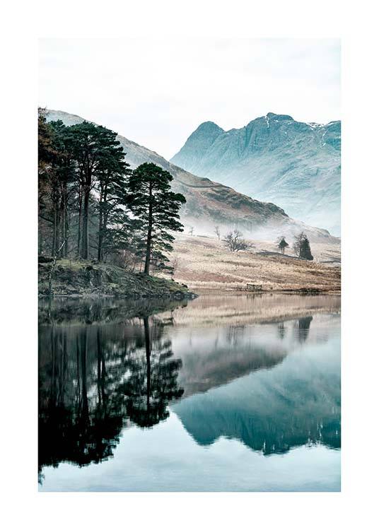 Lake Reflection Poster / Nature prints at Desenio AB (3571)