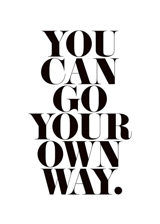 Go Your Own Way Poster