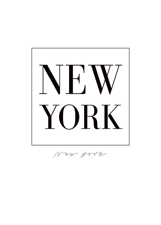New York Serif, Print / Text posters at Desenio AB (7735)