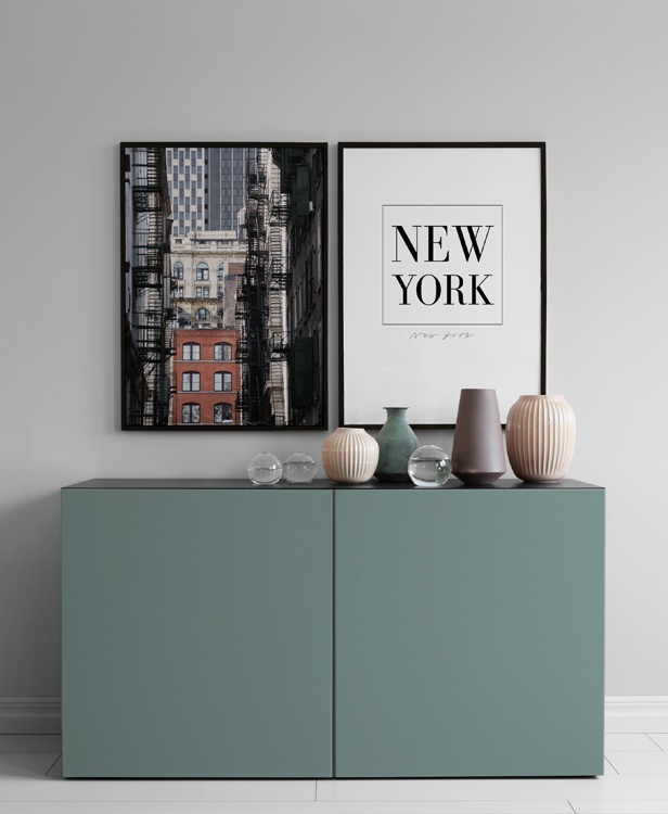 Black And White New York Poster With Text Desenio Co Uk