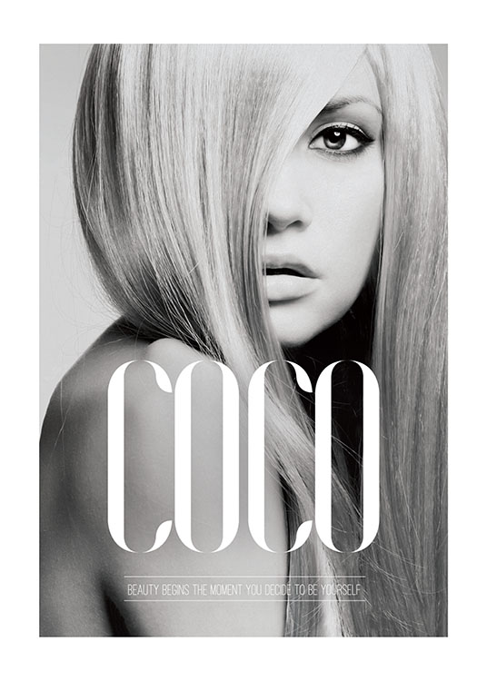 Coco - Beauty Begins, Print / Photographs at Desenio AB (7739)