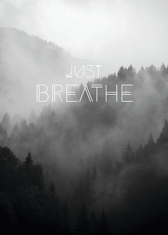 Just Breathe, Poster / Nature prints at Desenio AB (8150)