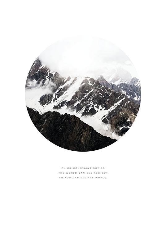 Climb Mountains, Poster / Text posters at Desenio AB (8216)
