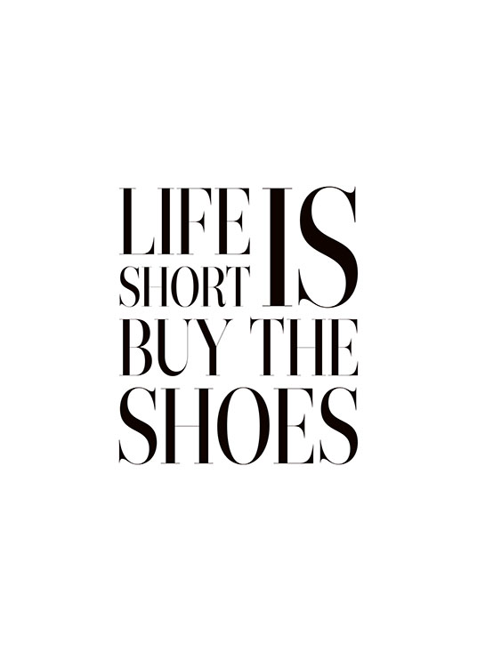 Buy The Shoes, Poster