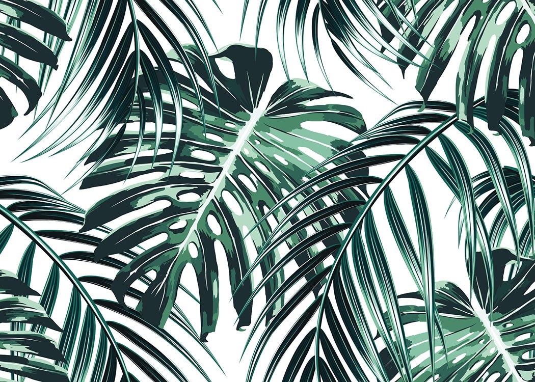 Tropical Leaves, Poster / Art prints at Desenio AB (8385)