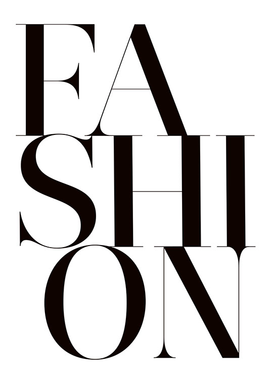 Fashion, Poster