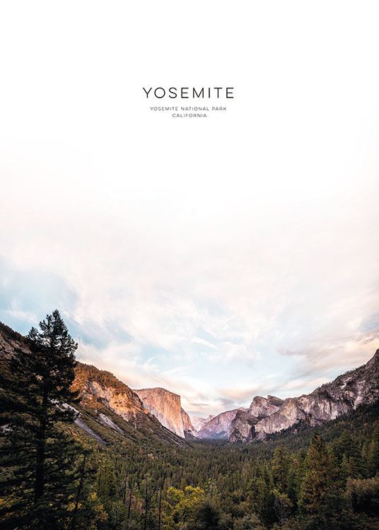 Yosemite, Posters / Text posters at Desenio AB (8566)