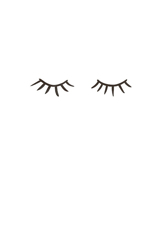 Eyelashes, Posters