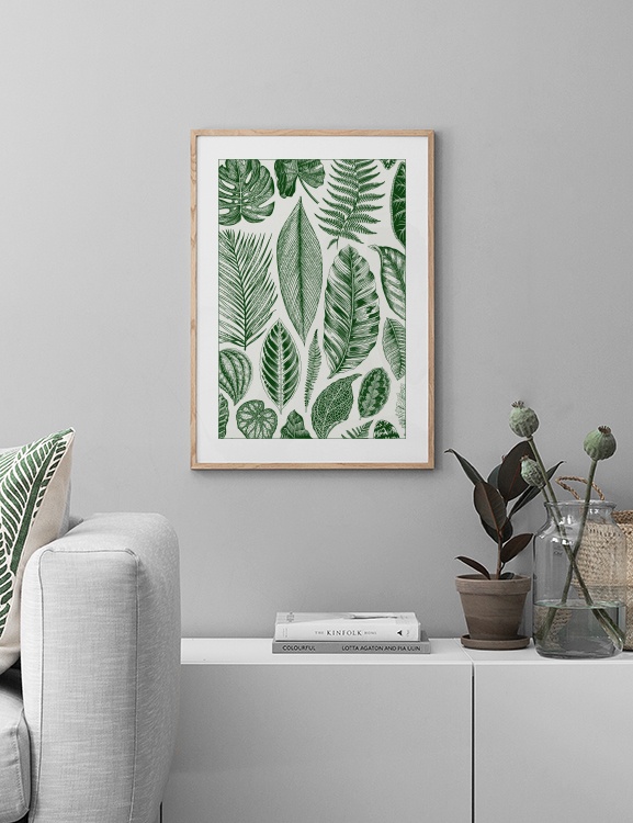 Green Leaves Poster