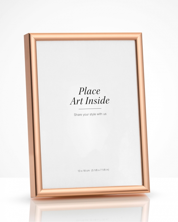  - Copper metal frame for prints in 13x18