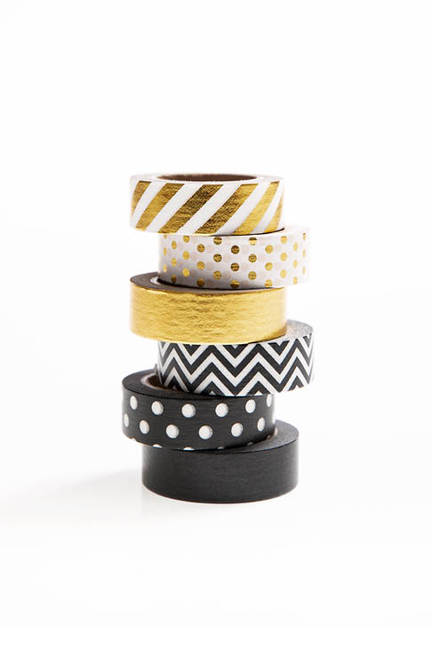 Washi tape, gold stripes / Washi tape at Desenio AB (TAPE100168)
