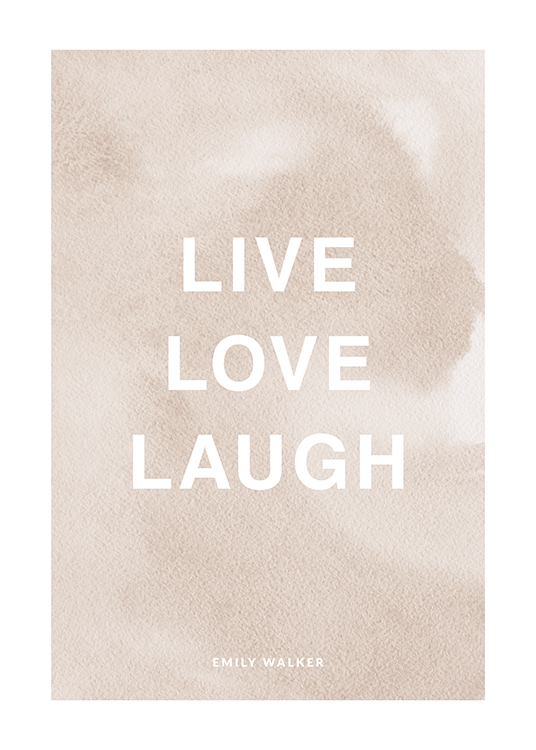 Beige Quote Personal Poster / Quote prints at Desenio AB (pp0251)