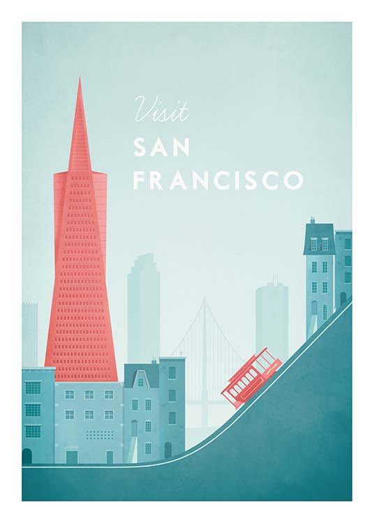 San Francisco Travel Poster