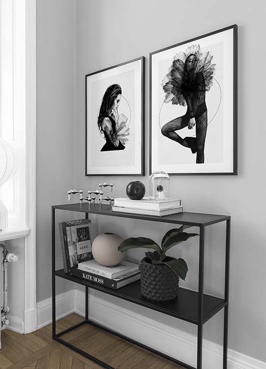 Modern illustrations Black-and-white