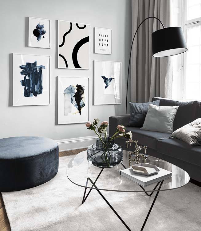 Grey-blue tones