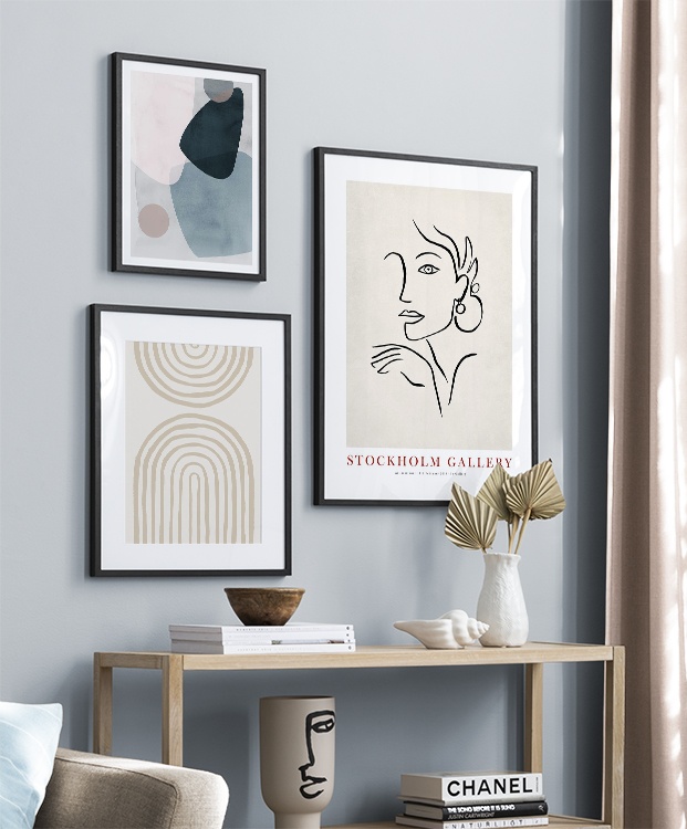 The beauty of beige and blue