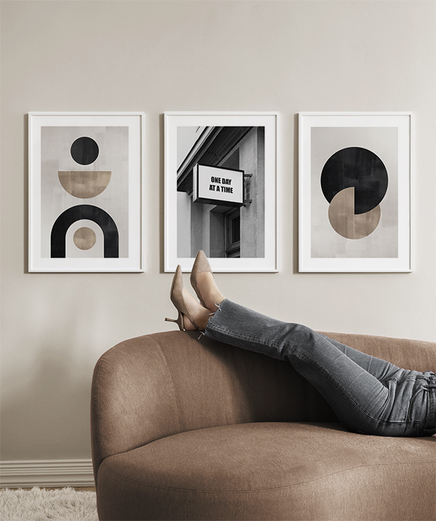 Abstract prints for livingroom